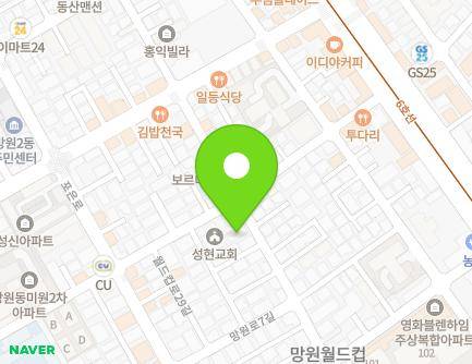 서울특별시 마포구 망원로7길 45 (망원동, 망원동 선교복지관) 지도