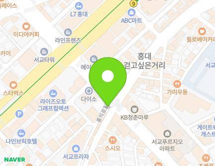 서울특별시 마포구 홍익로3길 1 (서교동) 지도