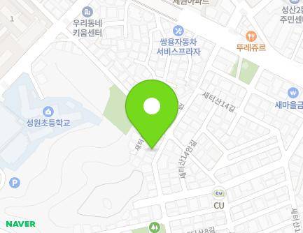 서울특별시 마포구 새터산길 41 (성산동) 지도