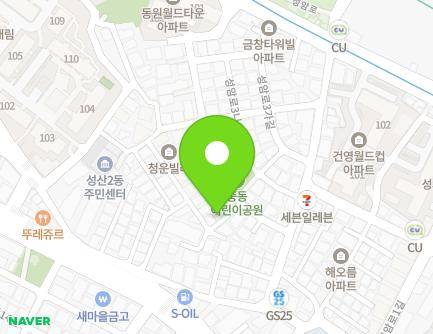 서울특별시 마포구 성암로5안길 6 (성산동) 지도