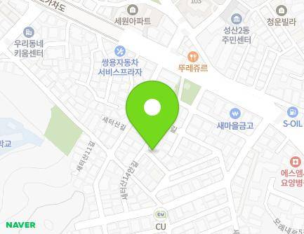 서울특별시 마포구 새터산14안길 7 (성산동) 지도