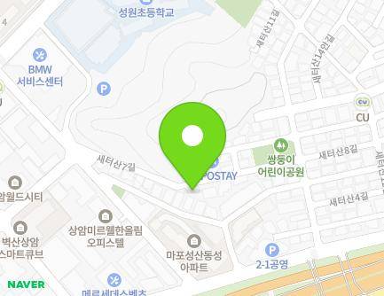 서울특별시 마포구 새터산7길 25 (성산동, 힐하우스) 지도