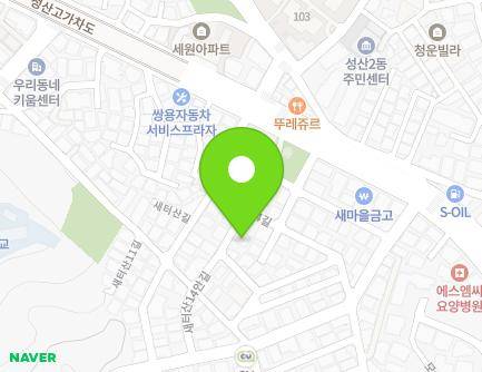 서울특별시 마포구 새터산14안길 5 (성산동, 이든빌) 지도