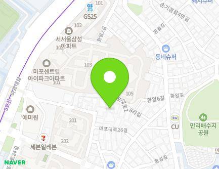 서울특별시 마포구 마포대로28라길 12 (아현동, 다이아캐슬) 지도