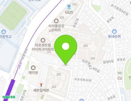 서울특별시 마포구 마포대로26길 23 (아현동) 지도