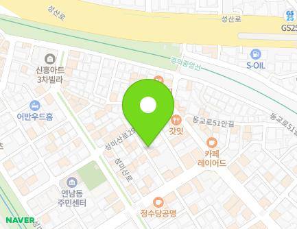 서울특별시 마포구 성미산로 153-10 (연남동) 지도