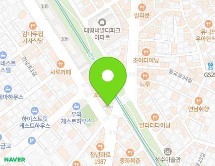 서울특별시 마포구 연남로 4 (연남동, 연남파출소) 지도