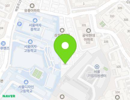 서울특별시 마포구 마포대로11가길 28 (염리동, 염리동성가정성당) 지도
