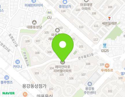 서울특별시 마포구 토정로31길 23 (용강동, 래미안마포리버웰) 지도