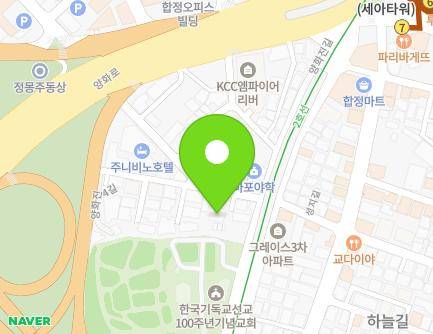 서울특별시 마포구 양화진4길 7-6 (합정동, 100주년기념교회부속동) 지도