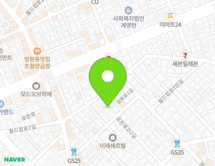 서울특별시 마포구 포은로2길 25-5 (합정동, 그레이스힐) 지도