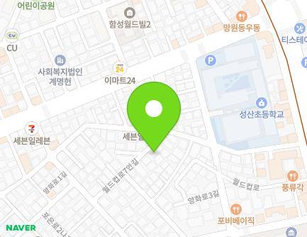 서울특별시 마포구 월드컵로7안길 7 (합정동, 굿모닝빌) 지도