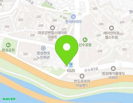 서울특별시 마포구 신수로 5 (현석동, 리버뷰) 지도