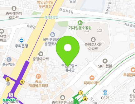서울특별시 서대문구 서소문로 43-26 (합동, 정호샤인빌Ⅱ) 지도
