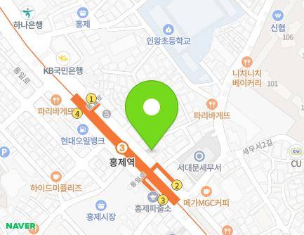 서울특별시 서대문구 통일로 446 (홍제동, 신한은행) 지도