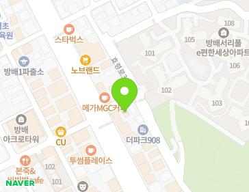 서울특별시 서초구 방배로 102-4 (방배동, 정원빌딩) 지도