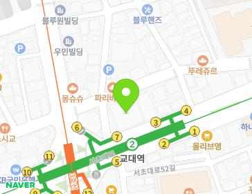 서울특별시 서초구 서초대로 301 (서초동, 동익성봉빌딩) 지도