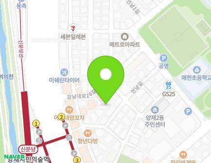 서울특별시 서초구 강남대로16길 14-3 (양재동) 지도