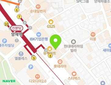 서울특별시 서초구 강남대로 210 (양재동, 행복빌딩) 지도