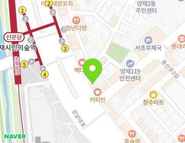 서울특별시 서초구 강남대로 48-6 (양재동, 한석빌딩) 지도