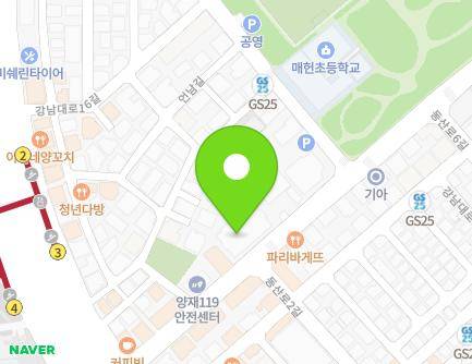 서울특별시 서초구 동산로 19 (양재동, 서울서초우체국) 지도