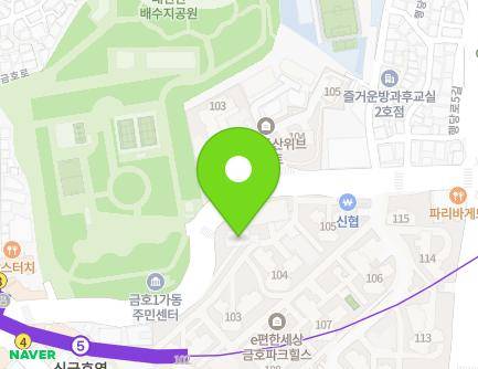 서울특별시 성동구 행당로 22 (금호동1가, 대현교회) 지도