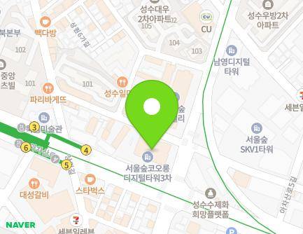 서울특별시 성동구 아차산로 49 (성수동1가, 서울숲코오롱디지털타워Ⅲ) 지도