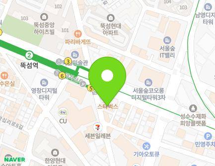 서울특별시 성동구 상원길 26 (성수동1가, MILK) 지도