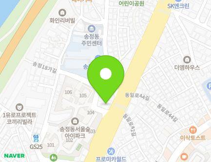서울특별시 성동구 동일로 241 (송정동, 천암빌딩) 지도