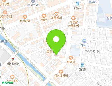 서울특별시 성북구 보문로30라길 5-10 (동선동2가, 부민의원) 지도
