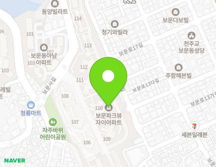 서울특별시 성북구 보문사길 111 (보문동6가, 보문파크뷰자이) 지도