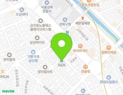 서울특별시 성북구 삼선교로24길 44-1 (삼선동5가) 지도