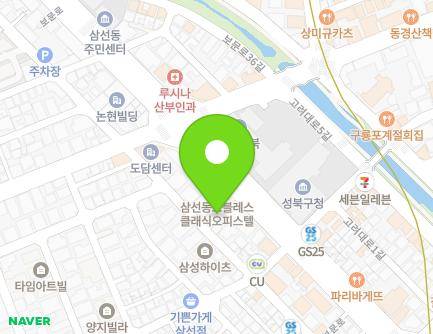 서울특별시 성북구 삼선교로24길 21-1 (삼선동5가) 지도