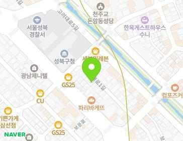 서울특별시 성북구 고려대로1길 89 (삼선동5가) 지도