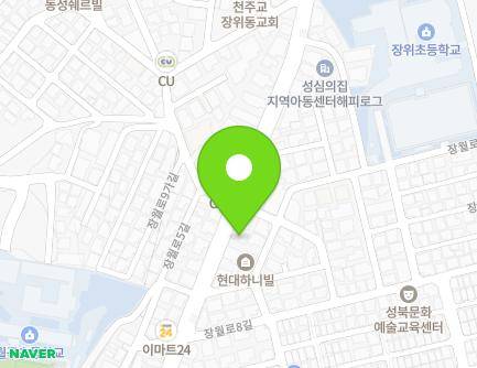 서울특별시 성북구 장월로 54 (장위동) 지도
