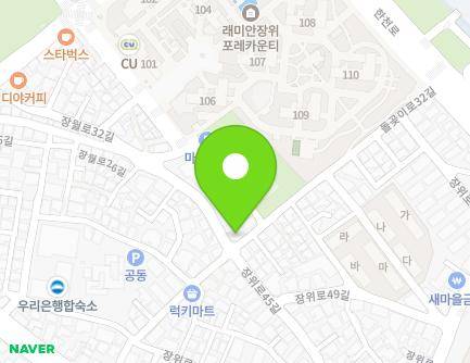 서울특별시 성북구 돌곶이로32길 35 (장위동) 지도