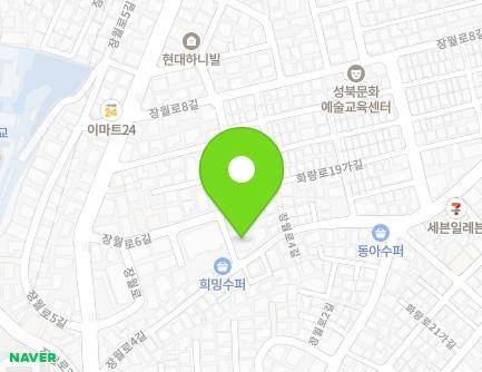 서울특별시 성북구 장월로6길 22-3 (장위동, 효성빌라) 지도