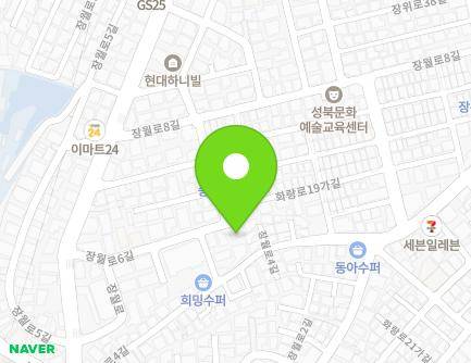 서울특별시 성북구 장월로6길 28 (장위동, 장위어린이집) 지도