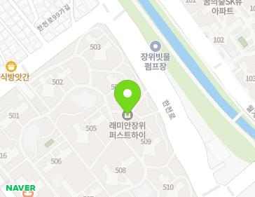서울특별시 성북구 한천로 713 (장위동, 래미안장위퍼스트하이) 지도