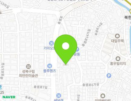 서울특별시 성북구 솔샘로12길 9-5 (정릉동, 효정타운) 지도