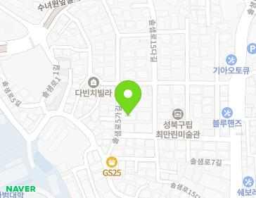 서울특별시 성북구 솔샘로5가길 14 (정릉동, 플러스빌다세대주택) 지도