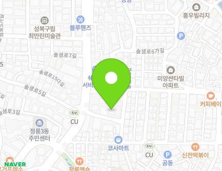 서울특별시 성북구 솔샘로 16-17 (정릉동, 잼스톤빌리지2단지) 지도