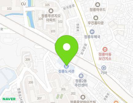 서울특별시 성북구 정릉로 242 (정릉동, 정릉2동행정복지센터) 지도