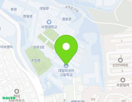 서울특별시 성북구 서경로 116 (정릉동, 대일외국어고등학교) 지도