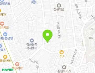 서울특별시 성북구 보국문로8길 26 (정릉동, 골든빌) 지도
