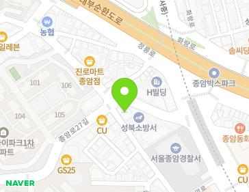 서울특별시 성북구 종암로27길 13 (종암동, 도원프라자) 지도