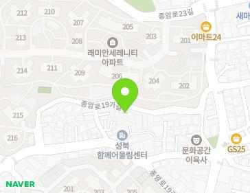 서울특별시 성북구 종암로19가길 34 (종암동, 노블레스타운) 지도