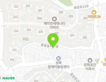 서울특별시 성북구 종암로19가길 32 (종암동, 노블레스타운) 지도