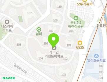 서울특별시 성북구 종암로24가길 80 (종암동, 래미안라센트) 지도