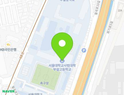 서울특별시 성북구 월곡로 6 (종암동, 서울대학교사범대학부설고등학교) 지도